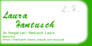 laura hantusch business card